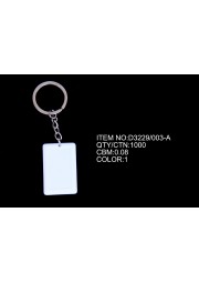 Porte clés en plastique rectangulaire D3229-003-A