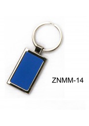 Porte clé metal rect ZNMM-14