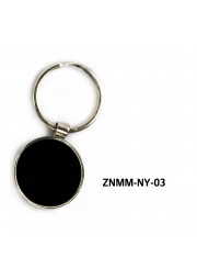 Porte clé metal rond ZNMM-NY-03
